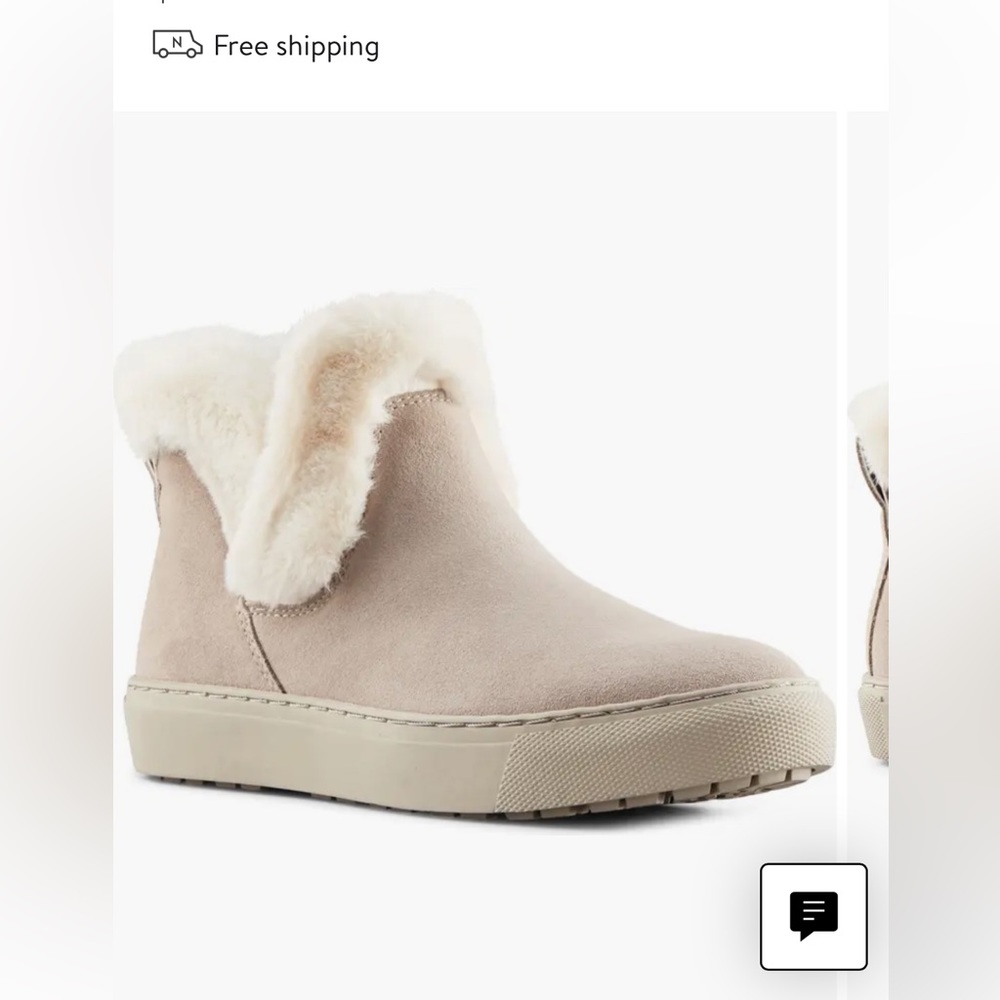 Cougar Duffy Faux Fur Trim Waterproof Bootie - Size 10